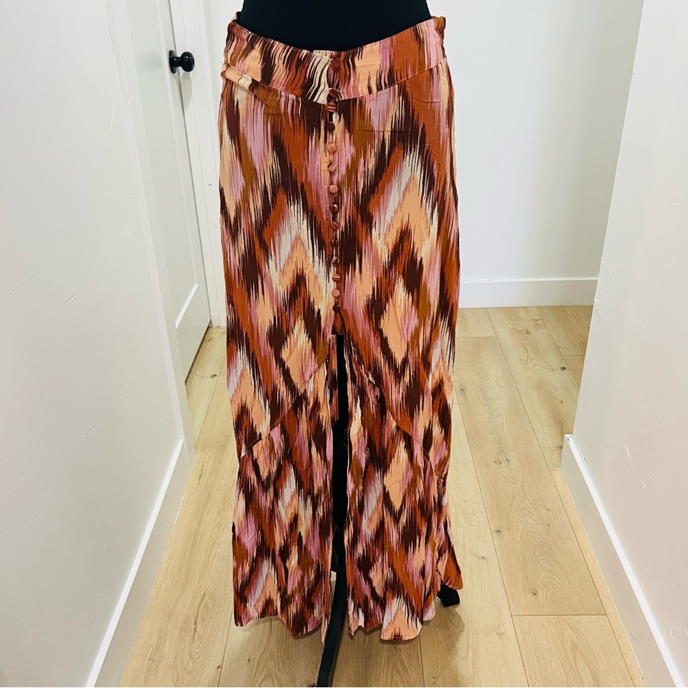 VICI Tribal Patterned Maxi Skirt